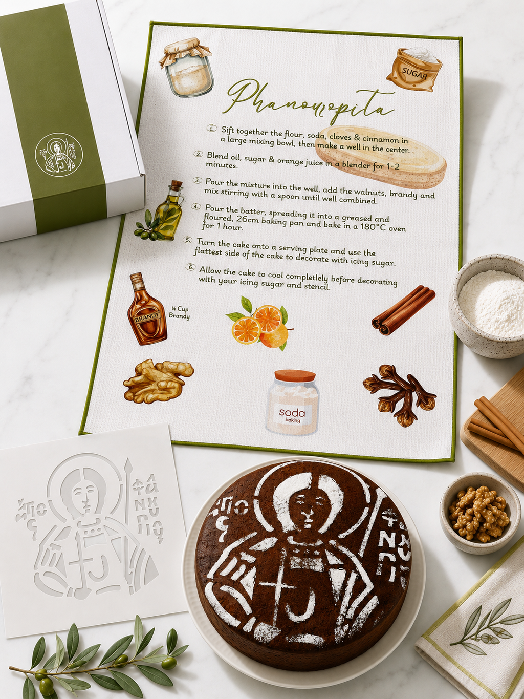 St Phanourios Stencil Kit