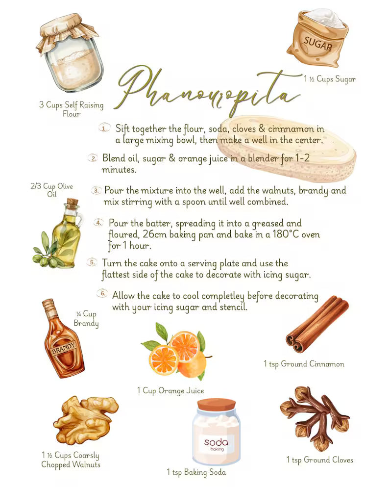 St Phanourios Stencil Kit